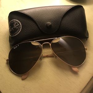 Polarized Ray•Ban Aviators 🍑